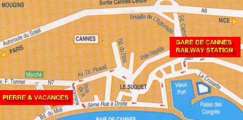 Plan de Cannes